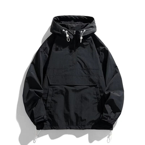 Veste coupe-vent softshell pour homme, vente en gros d'usine, veste d'hiver personnalisée avec couleurs contrastées, imperméable pour homme - Product Image 4