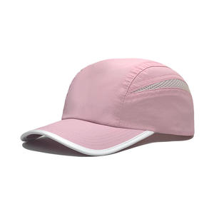 Gorra de poliéster de fácil cuidado, gorra de béisbol de corona alta, ajustable, profesional, con opción de logotipo personalizado para personal y equipos de servicio - Product Image 2