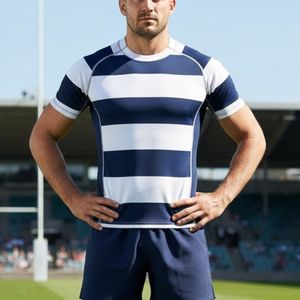 Uniforme de Rugby Personalizado para Hombre, Jersey Sublimado, Ropa Deportiva Transpirable de Secado Rápido, OEM - Product Image 4