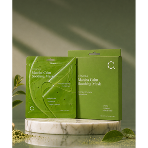 Masque apaisant CENOLA Matcha Calm, anti-stress, écologique, non irritant, beauté pratique, éclat, rafraîchissant, luxe, peau pure. - Product Image 5