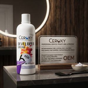 Custom Packaging Design Hair Lightener <b>Developer</b> Salon Grade Volume - Product Image 1