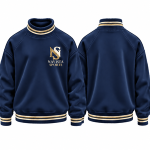 Sudadera Personalizada de Invierno con Cuello Alto, Estilo Universitario, Unisex, Color Gris, Decoración con Letras, Logotipo Frontal, 100% Algodón, Personalizable - Product Image 5