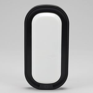 Vitson MEGA 20W 6500K Luz de día LED Sensor Lámpara de pared IP65 Cuerpo negro ovalado con control de sensor para oficina en casa-Modelo 454786 - Product Image 1