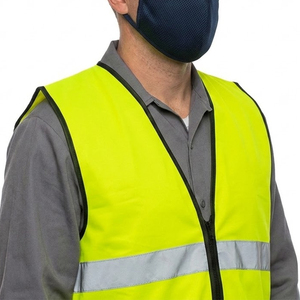 Gilet de travail haute visibilité au design le plus populaire, fabriqué avec un MOQ faible, fabrication professionnelle, gilet de travail haute visibilité avec plusieurs poches - Product Image 5