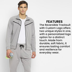 Survêtement décontracté à capuche pour homme, durable, avec logo personnalisé, veste et pantalon, séchage rapide, évacuation de l'humidité, en polaire unie, tenue de sport - Product Image 5