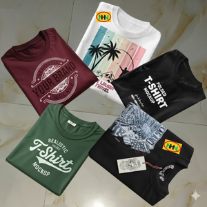 T-shirt en coton imprimé pour homme, stock de vêtements excédentaires, surplus de marques originales du Bangladesh, expédition annulée, qualité supérieure - Product Image 5