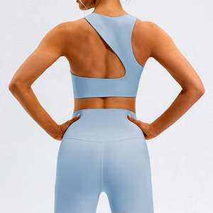 Ensemble de leggings de yoga 2 pièces unisexe, haute qualité, séchage rapide, haute élasticité, anti-choc, pour la gym et le fitness - Product Image 3