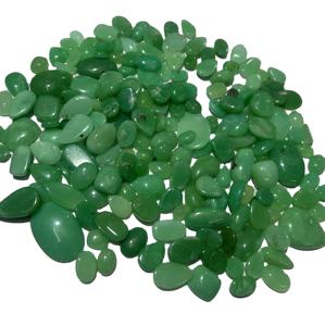 AAA Grade 100% naturel chrysoprase plat noir Cabochon taille personnalisable pierre précieuse en vrac pour bijoux pendentif anneau - Product Image 1