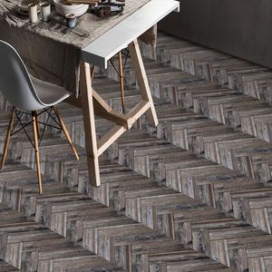 10 pièces brun foncé Grain de bois PVC auto-adhésif autocollants de sol étanche carrelage autocollant bricolage pour salons bureaux décoratifs - Product Image 4