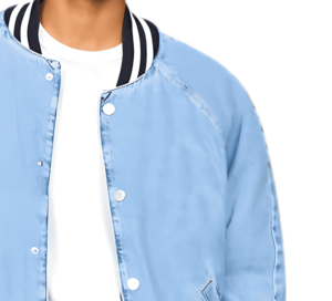 Blouson universitaire d'hiver pour homme en toile 400g, col montant, ourlet côtelé, coupe-vent, respirant, séchage rapide, tactique, boutons en os de mouton - Product Image 2