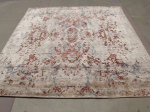 Alfombra Duradera Hecha a Mano de Seda Moderna Antideslizante Reversible para Mascotas, Alfombra Suave de Alta Calidad con Base Antideslizante para Sala de Estar - Product Image 5