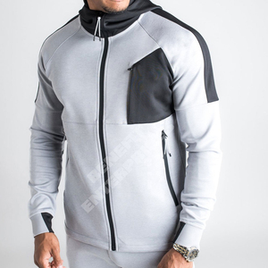 Survêtement unisexe décontracté à capuche pour l'hiver, idéal pour le sport et l'entraînement, 100 % coton, vente en gros - Product Image 4