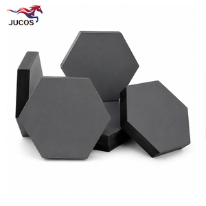 Plaques céramiques hexagonales en carbure de silicium SSiC, haute dureté, <span class=keywords><strong>pour</strong></span> l'industrie <span class=keywords><strong>réfractaire</strong></span>, résistantes à l'usure, <span class=keywords><strong>pour</strong></span> revêtement. - Product Image 1