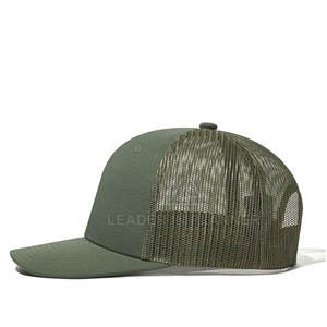 Gorra trucker lisa de alta calidad al por mayor OEM, ajustable, deportiva, de malla, hecha en Pakistán - Product Image 4