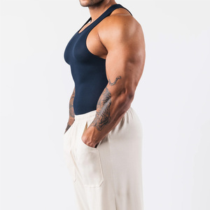 Camisetas de Compresión de Alta Calidad, Talla Grande, Estilo Deportivo, de Algodón y Spandex, Personalizadas para Hombre, Ajustadas - Product Image 2