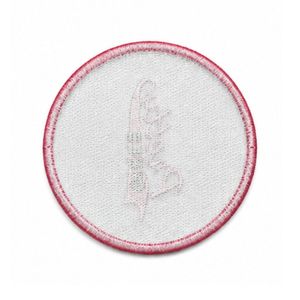Patch brodé en chenille à motifs floraux rose et vert, badge décoratif en tissu pour vêtements, vestes, sacs et créations artisanales - Product Image 5