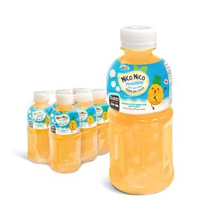 Wholesale 320ml PET Bottle NAWON Melon Juice Drink with Nata De Coco OEM/ODM Fruit & <b>Vegetable</b> Juice Beverage Manufacturer - Product Image 5