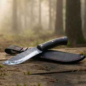 Cuchillos de caza de hoja fija de Product Palace LLC, regalo para él, cuchillo de acero al carbono de alta demanda y en tendencia, forjado industrialmente OEM. - Product Image 5