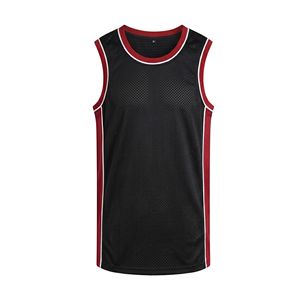 Maillot de basket-ball à motif géométrique triangulaire par sublimation, uniforme d'équipe, polyester, maille respirante, sans manches, col en V, maillots de sport - Product Image 3