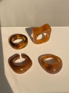 Colorful Handmade Resin Ring Stylish Unisex Fashion Accessory - Product Image 2