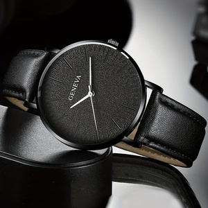 6249 3pcs/set 1pc Round Men's Quartz <b>Watch</b> & 1pc Bracelet & 1pc Necklace Men's <b>Watch</b> Set - Product Image 5