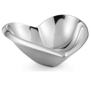 Tazón de Acero Inoxidable Pulido, Diseño Minimalista, Apto para Lavavajillas, para Servir Alimentos - Product Image 1