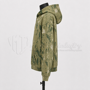 Sudadera con capucha de camuflaje personalizada con cremallera, estilo urbano, fabricante mayorista OEM ODM - Product Image 5