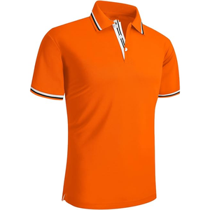 เสื้อผู้ชายลำลองผ้าฝ้ายถักพิมพ์ลาย 100% ระบายอากาศ แห้งเร็ว ไซส์ใหญ่ สำหรับฤดูร้อน ขายส่ง - Product Image 4