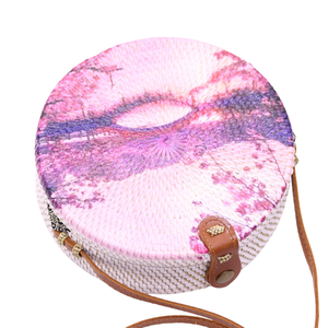 Sac en rotin tressé avec poignée en cuir, sac de plage en rotin, vente en gros directe usine, prix compétitifs, taille personnalisable - Product Image 6