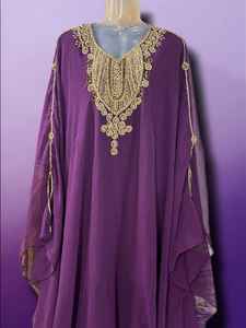 ชุดเดรสอาบายะห์แบบเรียบง่าย 2 ชิ้น ผ้าชีฟองยาวคลุมเท้า ทรงเอไลน์ แขนยาว สำหรับสตรีชาวมุสลิม แบรนด์ AWAIS HOUSE ขายส่ง - Product Image 2