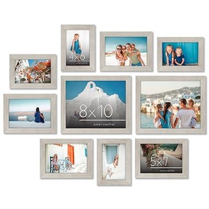 Whitewashed Pine Wood Photo <b>Frames</b> Wholesale | Coastal Driftwood <b>Frame</b> Set - Product Image 2