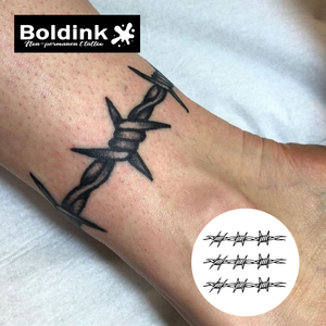 Tatuaje Temporal Semipermanente a Prueba <span class=keywords><strong>de</strong></span> Agua <span class=keywords><strong>con</strong></span> Diseño <span class=keywords><strong>de</strong></span> Espinas, <span class=keywords><strong>Mariposas</strong></span> y <span class=keywords><strong>Rosas</strong></span>, Estilo Gótico, <span class=keywords><strong>para</strong></span> Mujeres y Hombres - Product Image 2