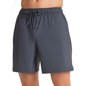 Pantalones Cortos Deportivos de Poliéster con Acabado Mate para Hombre, Tela Antibrillo, para Correr, Entrenamiento, Baloncesto, Estilo Casual, Sutil y Elegante - Product Image 1