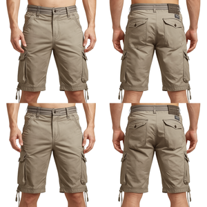Pantalones Cortos Cargo para Hombre, Listos para la Aventura, con Bolsillos Reforzados y un Estilo Informal y Relajado para Actividades al Aire Libre - Product Image 4
