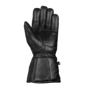 Gants de moto en cuir véritable, respirants, écologiques, antidérapants, pour écran tactile, pour hommes et femmes, doux, quatre saisons - Product Image 4