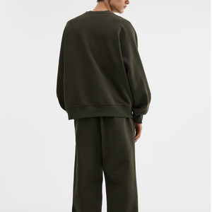 Sudadera extragrande transpirable de manga larga para hombre, sudadera extragrande de lana para hombre para usar en invierno - Product Image 2