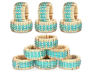 Factory Price Napkin Rings for Wedding <b>Party</b> <b>Table</b> Decor Natural Handmade Rustic Rattan Woven Napkin Rings - Product Image 6