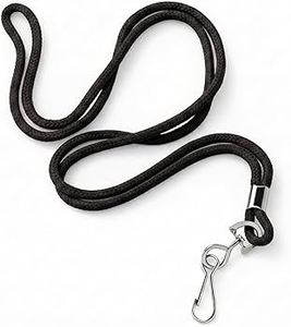 British Style Black Coated Lanyard <b>for</b> Garment Use Dress Brand New - Product Image 4