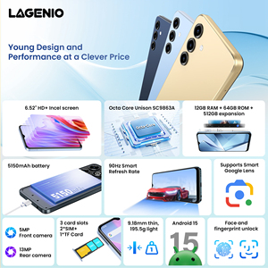 Smartphone LAGENIO A10 4+64GB 5150mAh Cámara Principal de 13MP Android 15.0 Desbloqueo Facial y por Huella Dactilar Ahorro de Energía Mejorado - Product Image 5