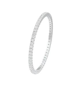 Bracelet tennis en or jaune/blanc/rose 14 carats avec diamants de laboratoire pour femmes, cadeau de luxe plaqué rhodium - Product Image 5
