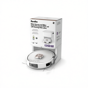 Robot Vacuum and <b>Mop</b> with Auto Empty Dock and Self-<b>Cleaning</b> Filtration - Product Image 2