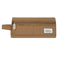 Estuche de Lápices de Nailon Clásico Minimalista al por Mayor, Bolsa de Papelería Vertical para Organizar y Guardar Útiles Escolares