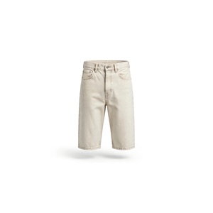 Pantalones Cortos Bermuda para Hombre, Talla Grande, Color Sólido, Lona de Algodón, Casuales, Cintura Media, Cierre de Botones - Product Image 1