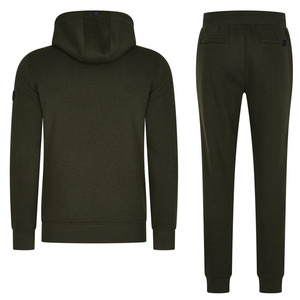 Ensemble de survêtement à capuche pour homme, couleur unie, en coton, décontracté, respirant, pantalon et sweat à capuche à cordon de serrage, idéal pour l'automne - Product Image 5