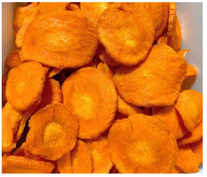Zanahoria Orgánica Liofilizada en Rodajas, Picada, Crujiente y Ligera, Ideal para Cocinar, a Granel, Perfecta para una Alimentación Saludable - Product Image 1