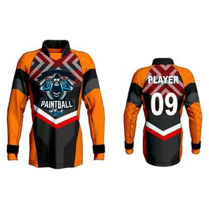 Maillot de paintball léger à séchage rapide, personnalisable par sublimation, en polyester de haute qualité, doux, respirant, nouveau style très demandé - Product Image 1