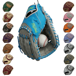 Guantes de Béisbol de Cuero Personalizados con Bordado, para Jóvenes y Adultos, para Entrenamiento, Práctica, Club, Marca Privada, en Oferta - Product Image 1
