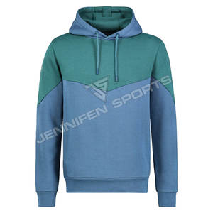 Sudadera con Capucha de Alta Calidad para Hombre, Mezcla de Poliéster/Algodón, Estilo Urbano, Gruesa, Invernal, Lisa, Teñida - Product Image 1