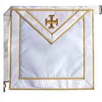 Tablier de Maître de Loge Maçonnique, Tablier de Maître Artisan Maçonnique MM, Sacs de Collier d'Officier, Tablier Maçonnique Bleu