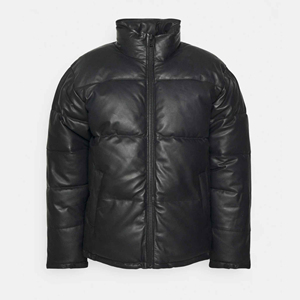 Brand New 2026 Custom Style Design Winter Arrival Lightweight Waterproof Eco-Friendly High Street Style <b>Men</b> <b>Leather</b> <b>Jacket</b> - Product Image 1